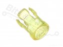 LED fitting/armatuur  3mm transparant geel